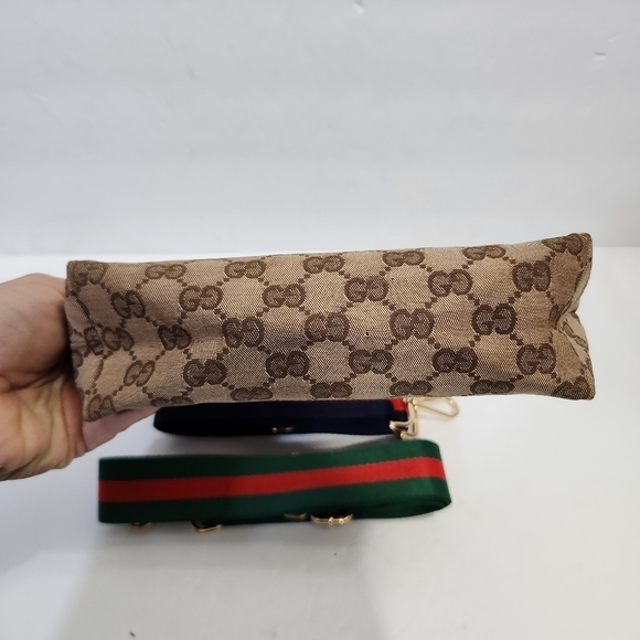 Gucci Authentic  pochette GG canvas bag pouch #103399 - Picture 15 of 16